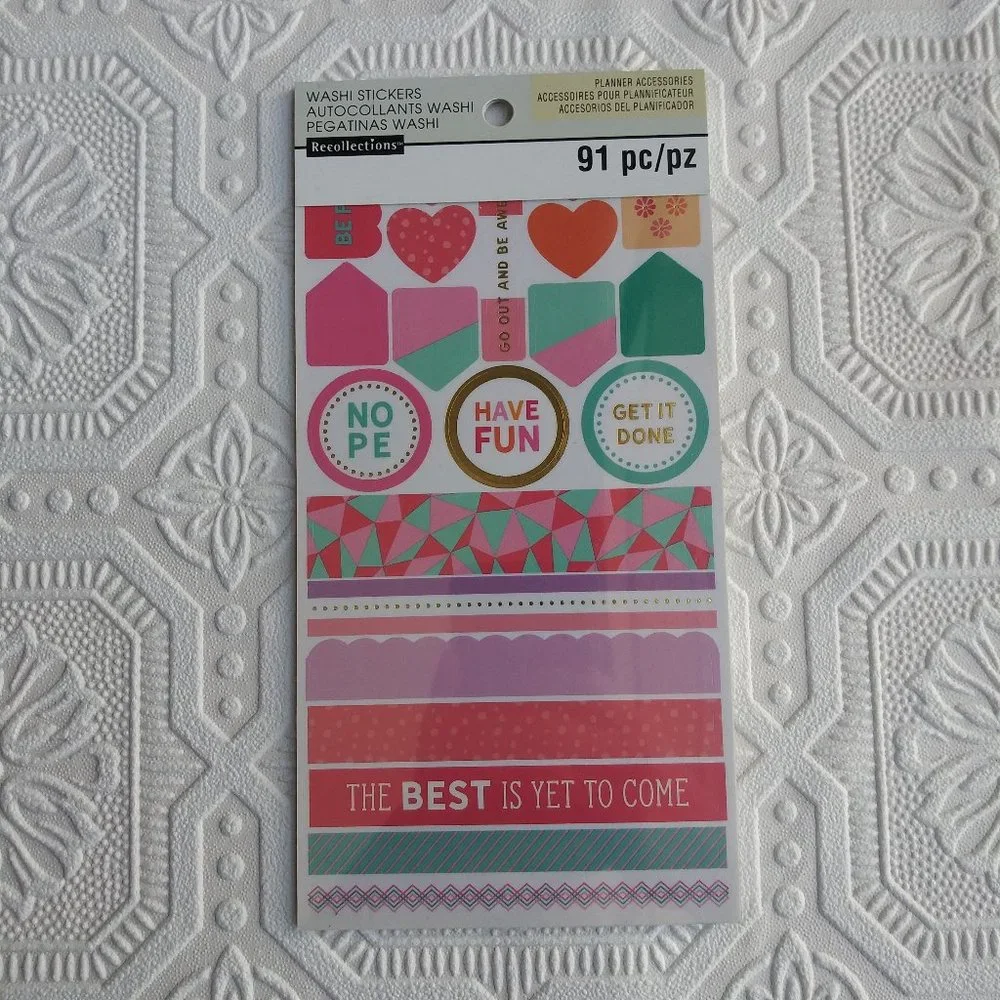 Last One! Recollections Planner Accessories (91 pc)